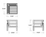 Polywood Polywood Modular Corner Chair Sectional Corner Chair