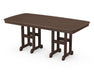 Polywood Polywood Nautical 37" x 72" Dining Table Mahogany Dining Table NCT3772MA 845748042383