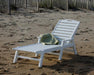 Polywood Polywood Nautical Chaise with Arms Chaise Lounger