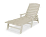 Polywood Polywood Nautical Chaise with Arms Sand Chaise Lounger NCC2280SA 845748001755