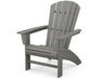 Polywood Polywood Nautical Curveback Adirondack Chair Slate Grey Adirondack Chair AD610GY 190609046407