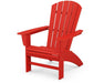 Polywood Polywood Nautical Curveback Adirondack Chair Sunset Red Adirondack Chair AD610SR 190609046452