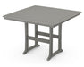 Polywood Polywood Nautical Trestle 59" Bar Table Slate Grey Bar Table PLB85-T2L1GY 190609017322