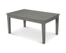 Polywood Polywood Newport 22" x 36" Coffee Table Slate Grey Coffee Table CT2236GY 190609019968