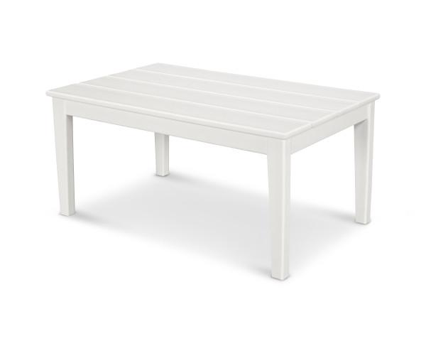 Polywood Polywood Newport 22" x 36" Coffee Table White Coffee Table CT2236WH 190609020001