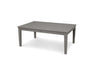 Polywood Polywood Newport 28" x 42" Coffee Table Slate Grey Coffee Table CT2842GY 190609025099