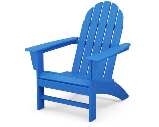 Polywood Polywood Pacific Blue Vineyard Adirondack Chair Pacific Blue Adirondack Chair AD400PB 190609040184