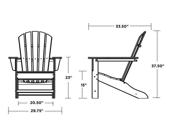 Polywood Polywood Palm Coast Adirondack Adirondack Chair