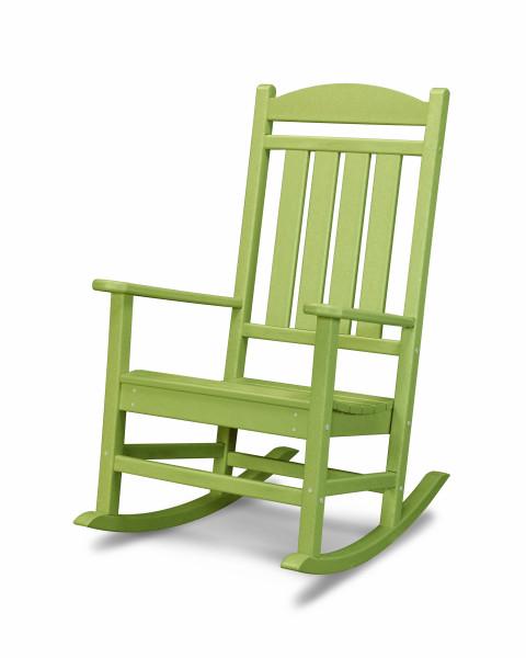 Polywood Polywood Presidential Rocking Chair Lime Rocking Chair R100LI 845748014366
