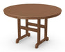 Polywood Polywood Round 48" Dining Table Teak Dining Table RT248TE 845748024792