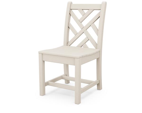 Polywood Polywood Sand Chippendale Dining Side Chair Sand Chairs CDD100SA 845748026994