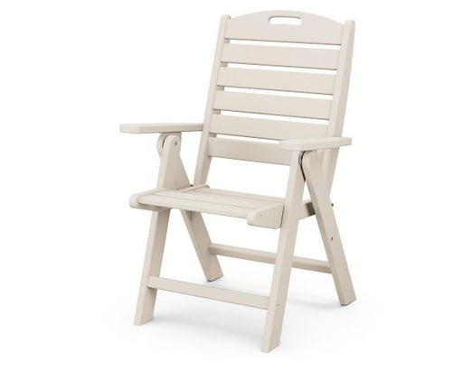 Polywood Polywood Sand Nautical Highback Chair Sand Highback Chair NCH38SA 845748001632