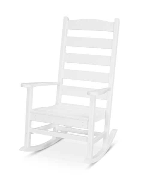 Polywood Polywood Shaker Porch Rocking Chair White Rocking Chair R114WH 190609113000