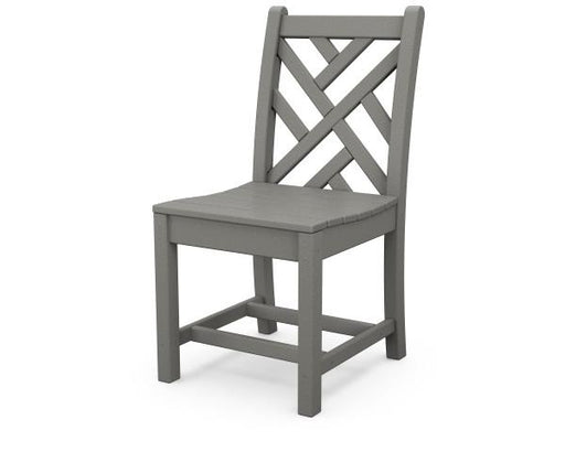 Polywood Polywood Slate Grey Chippendale Dining Side Chair Slate Grey Chairs CDD100GY 845748026970