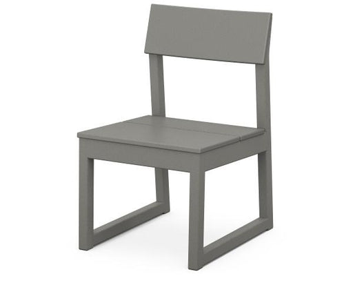 Polywood Polywood Slate Grey EDGE Dining Side Chair Slate Grey Side Chair EMD100GY 190609159701