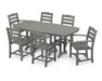 Polywood Polywood Slate Grey La Casa Cafš 7-Piece Dining Set Slate Grey Dining Sets PWS131-1-GY 845748051422