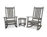 Polywood Polywood Slate Grey Vineyard 3-Piece Rocking Set Slate Grey Rocking Chair PWS355-1-GY 190609058387