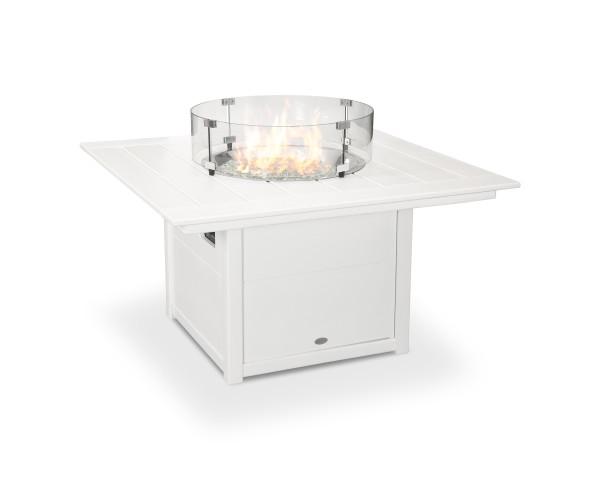 Polywood Polywood Square 42" Fire Pit Table White Table CTF42SWH 190609060793
