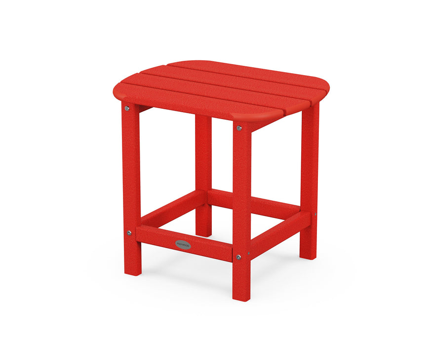 Polywood Polywood Sunset Red South Beach 18" Side Table Sunset Red Side Table SBT18SR 845748000345