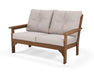 Polywood Polywood Teak Vineyard Deep Seating Settee Teak / Dune Burlap Seating Sets GN46TE-145999 190609138591