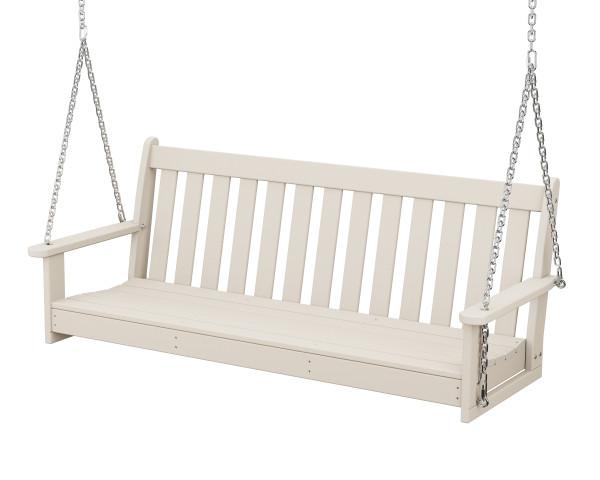 Polywood Polywood Vineyard 60" Porch Swing Sand Porch Swing Bed GNS60SA 845748009539