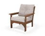 Polywood Polywood Vineyard Deep Seating Chair Teak / Dune Burlap Seating Chair GN23TE-145999 190609138379