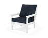 Polywood Polywood Vineyard Deep Seating Chair White / Marine Indigo Seating Chair GN23WH-145991 190609138386