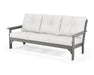 Polywood Polywood Vineyard Deep Seating Sofa Slate Grey / Natural Linen Sofa GN69GY-152939 190609138829