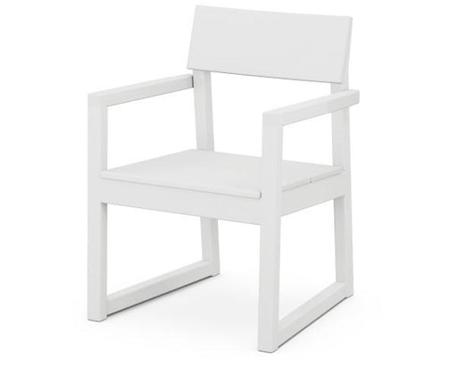 Polywood Polywood White EDGE Dining Arm Chair White Arm Chair EMD200WH 190609159848