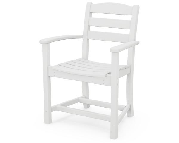 Polywood Polywood White La Casa Cafš Dining Arm Chair White Arm Chair TD200WH 845748025201