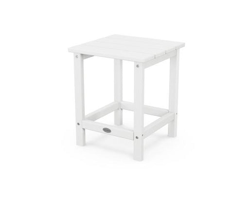 Polywood Polywood White Long Island 18" Side Table White Side Table ECT18WH 845748006255