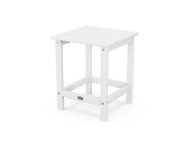 Polywood Polywood White Long Island 18" Side Table White Side Table ECT18WH 845748006255