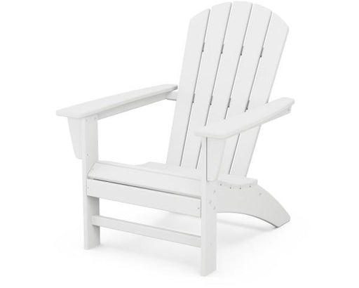 Polywood Polywood White Nautical Adirondack Chair White Adirondack Chair AD410WH 190609040115