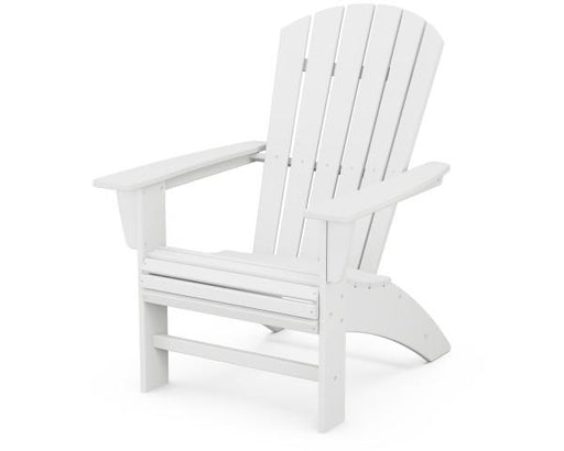 Polywood Polywood White Nautical Curveback Adirondack Chair White Adirondack Chair AD610WH 190609046551