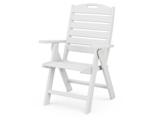 Polywood Polywood White Nautical Highback Chair White Highback Chair NCH38WH 845748001656