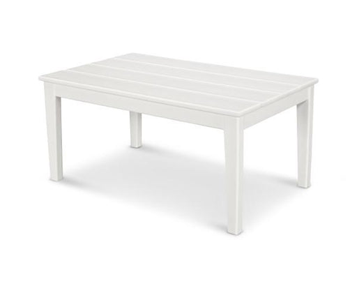 Polywood Polywood White Newport 22" x 36" Coffee Table White Coffee Table CT2236WH 190609020001