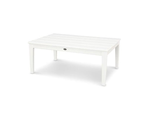 Polywood Polywood White Newport 28" x 42" Coffee Table White Coffee Table CT2842WH 190609025136