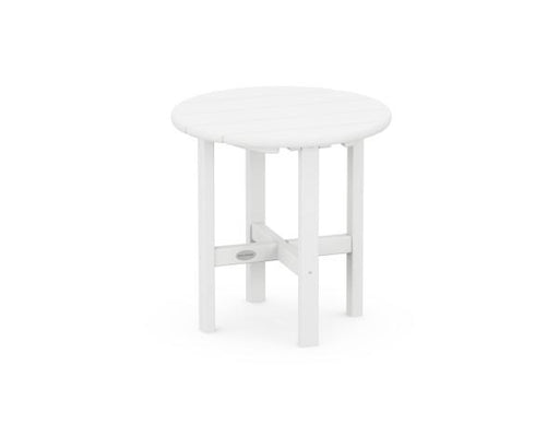 Polywood Polywood White Round 18" Side Table White Side Table RST18WH 845748007214