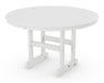 Polywood Polywood White Round 48" Dining Table White Dining Table RT248WH 845748024808