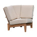 Wildridge Granville Deep Seating Sectional Corner Chair With Cushions Weatherwood on Tudor Brown Sectional Corner Chair LCC-652-WWB