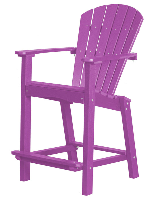 Wildridge Wildridge Classic Recycled Plastic 26" High Dining Chair Purple Chair LCC-251-PU
