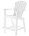 Wildridge Wildridge Classic Recycled Plastic 26" High Dining Chair White Chair LCC-251-WH