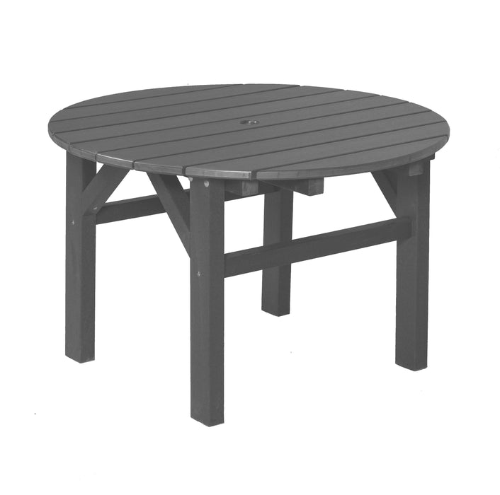 Wildridge Wildridge Classic Recycled Plastic 33inch Occasional Table Dark Gray Outdoor Table LCC-220-DG