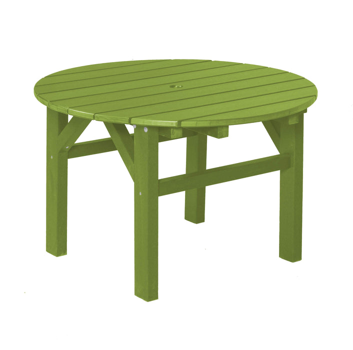 Wildridge Wildridge Classic Recycled Plastic 33inch Occasional Table Lime Green Outdoor Table LCC-220-LG
