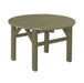Wildridge Wildridge Classic Recycled Plastic 33inch Occasional Table Olive Outdoor Table LCC-220-OL