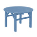 Wildridge Wildridge Classic Recycled Plastic 33inch Occasional Table Powder Blue Outdoor Table LCC-220-POB
