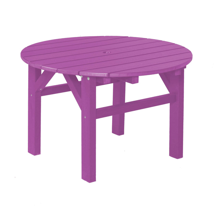 Wildridge Wildridge Classic Recycled Plastic 33inch Occasional Table Purple Outdoor Table LCC-220-PU
