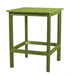 Wildridge Wildridge Classic Recycled Plastic 42" High Dining Table Lime Green Outdoor Table LCC-287-LG