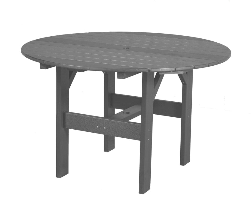 Wildridge Wildridge Classic Recycled Plastic 46" Round Outdoor Table Dark Gray Outdoor Table LCC-279-DG