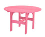 Wildridge Wildridge Classic Recycled Plastic 46" Round Outdoor Table Dark Pink Outdoor Table LCC-279-DP